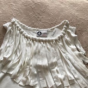 LANVIN Luxury Sleeveless Top NWT Size 6 to 8